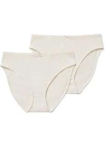 Tchibo - 2 Slips - Damen - Gr. S - creme