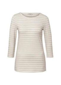 Tchibo - Gestreiftes Shirt mit 3/4-Arm - Damen - Gr. M - creme/gestreift