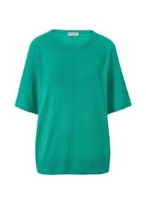 Tchibo - Feinstrick-Shirt mit Leinen - Damen - Gr. M - blau