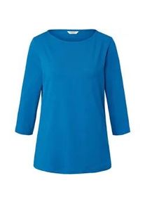 Tchibo - Shirt mit 3/4-Arm - Damen - Gr. L - blau