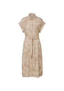 Tchibo - Bedrucktes Leinenkleid - Damen - Gr. 48 - creme/print