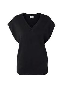 Tchibo - Kurz&auml;rmliger Feinstrickpullover - Damen - Gr. M - schwarz