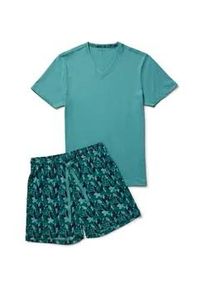 Tchibo - Shorty-Pyjama-Set - Herren - Gr. XXL - dunkelblau/print
