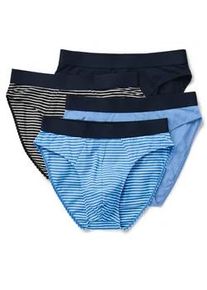 Tchibo - 4 Slips - Herren - Gr. Xl/7 - dunkelblau/gestreift