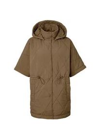 Tchibo - Kapuzen-Stepp-Poncho - Damen - Gr. L/Xl - beige