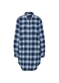 Tchibo - Flanell-Nachthemd - Damen - Gr. L - blau