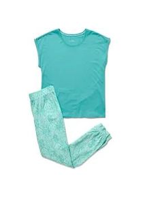 Tchibo - Pyjama-Set - Damen - Gr. S - t&uuml;rkis