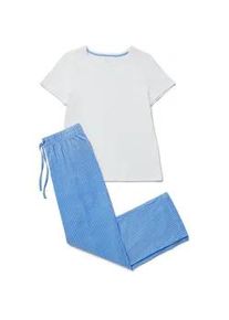 Tchibo - Pyjama-Set - Damen - Gr. L - wei&szlig;