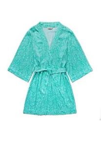 Tchibo - Morgenmantel - Damen - Gr. S - t&uuml;rkis