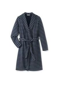 Tchibo - Morgenmantel - Damen - Gr. L - dunkelblau/gestreift