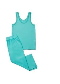 Tchibo - Pyjama-Set in Rippe - Damen - Gr. M - t&uuml;rkis