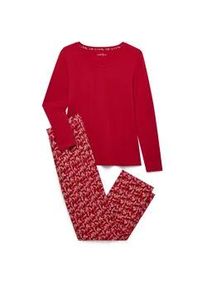 Tchibo - Pyjama - Damen - Gr. XL - rot