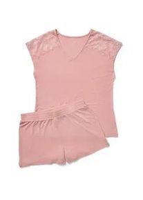 Tchibo - Shorty-Pyjama-Set - Damen - Gr. S - ros&eacute;