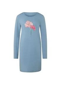 Tchibo - Nachthemd - Damen - Gr. M - blau/print
