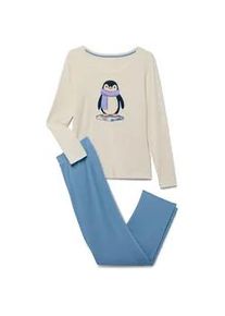 Tchibo - Pyjama - Damen - Gr. S - creme