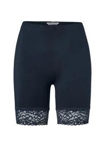 Tchibo - Radlershorts mit Spitzenborte - Damen - Gr. XL - dunkelblau
