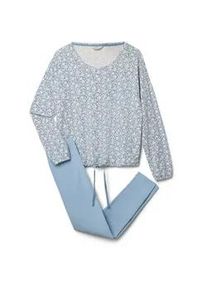 Tchibo - Leggings-Pyjama - Damen - Gr. S - hellblau/gebl&uuml;mt