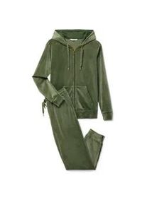 Tchibo - Nicki-Hausanzug - Damen - Gr. S - gr&uuml;n