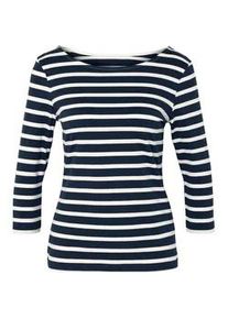 Tchibo - Shirt mit 3/4-Arm - Damen - Gr. XXL - dunkelblau