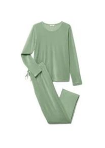 Tchibo - Nicki-Pyjama-Set - Damen - Gr. S - hellgr&uuml;n