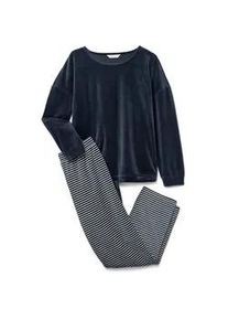 Tchibo - Nicki-Pyjama - Damen - Gr. M - dunkelblau
