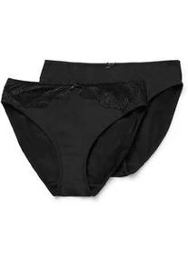 Tchibo - 2 Slips - Damen - Gr. XXL - schwarz
