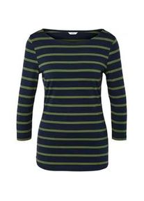 Tchibo - Gestreiftes Shirt mit 3/4-Arm - Damen - Gr. XL - dunkelblau/gestreift