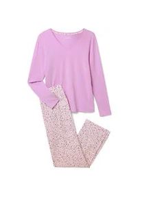 Tchibo - Pyjama - Damen - Gr. XL - rosa/print