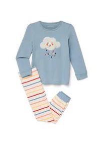 Tchibo - Kinder-Pyjama - Kinder - Gr. 110/116 - creme/print