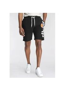 Sweatshorts Ellesse "BOSSINI FLEECE SHORT", Herren, Gr. XS, N-Gr, schwarz, Obermaterial: 80% Baumwolle, 20% Polyester, Basic schmal kurz, Hosen Sweatshorts