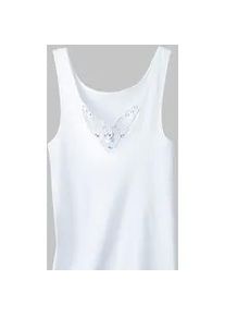 Achselhemd Conta, Damen, Gr. 48, 3 Stk., Normalgr&ouml;&szlig;en, wei&szlig;, 100% Baumwolle, Unterhemden