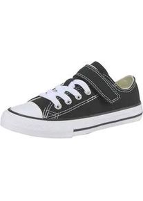 Sneaker Converse "CHUCK TAYLOR ALL STAR 1V EASY-ON Ox", Kinder, Gr. 31, schwarz, Textil, Schuhe Skaterschuh Canvassneaker Sneaker low, mit Klettverschluss