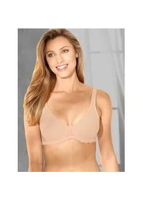 w&auml;schepur B&uuml;gel-BH W&Auml;SCHEPUR, Damen, Gr. 75, Cup C, beige (elfenbein), 82% Polyamid, 18% Elasthan, BHs BH Spitzenw&auml;sche B&uuml;gel-BH Spitzen-BH T-Shirt-BH