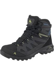Outdoorschuh MCKINLEY "Vulcanus MID AQX M", Herren, Gr. 43, bunt (anthrazit, petrol), Leder, Textil, Schuhe Outdoorschuh, wasserdichter Wanderschuh, Trekkingschuh, Hikingschuh