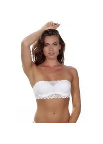 Balconette-BH After Eden "ANNA", Damen, Gr. 70, Cup A, wei&szlig;, Obermaterial: 85% Polyamid, 15% Elasthan, unifarben, comfort fit, BHs Balconette-BH, mit Spitze, mit Schale, mit B&uuml;gel, abnehmbare Tr&auml;ger, feminin
