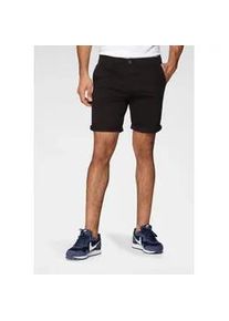 Jack & Jones Chinoshorts JACK & JONES "BOWIE SHORTS", Herren, Gr. M, N-Gr, schwarz, Obermaterial: 98% Baumwolle, 2% Elasthan, Hosen Chinoshorts