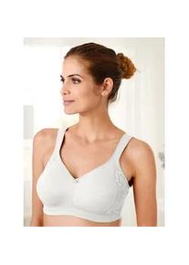 Minimizer-BH SuSa, Damen, Gr. 80, Cup D, beige (champagner), 76% Polyamid, 24% Elasthan, BHs BH Spitzenw&auml;sche Minimizer-BH Spitzen-BH B&uuml;gelloser-BH