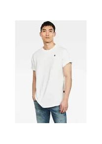 G-Star Raw T-Shirt G-STAR "Lash", Damen, Gr. M (48/50), wei&szlig;, Jersey, Obermaterial: 100% Baumwolle, unifarben, normal h&uuml;ftbedeckend, Rundhals, Umschlagsaum krempelbar, Shirts T-Shirt, mit kleinem Logodetail