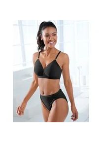 T-Shirt-BH Naturana, Damen, Gr. 75, Cup B, schwarz, 75% Polyamid, 25% Elasthan, Futter:100% Polyester, R&uuml;ckenteil:84% Polyester, 16% Elasthan, BHs T-Shirt-BH