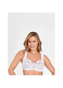 Miss Mary Of Sweden Entlastungs-BH MISS MARY, Damen, Gr. 110, Cup F, wei&szlig;, 79% Polyamid, 13% Elasthan, 8% Polyester, BHs Entlastungs-BH