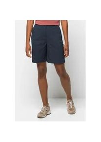 Shorts Jack Wolfskin "DESERT SHORTS W", Damen, Gr. 36, Normalgr&ouml;&szlig;en, blau (night, blau), OBERSTOFF: 95% POLYAMID, 5% ELASTHAN. Futter: 65% POLYESTER, 35% BAUMWOLLE, Hosen Shorts