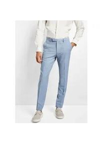 Anzughose Cinque "CIMONOPOLI-H", Herren, Gr. 50, N-Gr, blau (hellblau), Web, Obermaterial: 53% Polyester, 43% Schurwolle, 4% Elasthan, unifarben, schmal lang, Hosen Anzughose, mit Paspeltaschen hinten