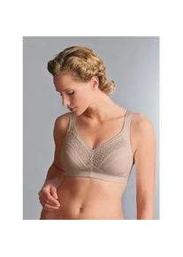 Entlastungs-BH Swegmark of Sweden, Damen, Gr. 95, Cup B, beige (elfenbein), 90% Baumwolle, 5% Elasthan, 5% Polyamid, BHs BH Entlastungs-BH B&uuml;gelloser-BH