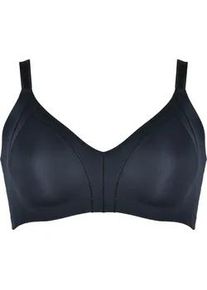 Minimizer-BH Naturana "Minimizer", Damen, Gr. 100, Cup E, schwarz, Obermaterial: 86% Polyamid, 14% Elasthan, unifarben, Basic, BHs Minimizer-BH, Shaping-Effekt, breite Tr&auml;ger, basic, ohne B&uuml;gel, bequem