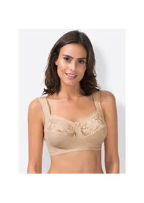 Miss Mary Of Sweden Entlastungs-BH MISS MARY, Damen, Gr. 80, Cup C, beige (elfenbein), 64% Baumwolle, 17% Polyamid, 13% Elasthan, 6% Polyester, BHs BH Entlastungs-BH B&uuml;gelloser-BH
