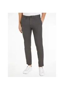 Chinohose Tommy Hilfiger "Chino Bleecker 1985 PIMA CO", Herren, Gr. 31, L&auml;nge 30, grau (schwarzgrau), Obermaterial: 96% Baumwolle, 4% Elasthan, normal, Hosen Chinohose