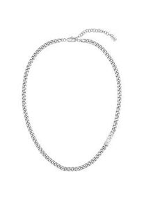 Edelstahlkette BOSS "KASSY FOR HER", silber (edelstahlfarben), Halsketten, Damen, Edelstahl, L: 47 B: 5mm, Edelstahlkette, B:5mm