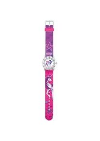 Quarzuhr Scout "Achtion Girls, 280378008", bunt, Armbanduhren, Kinder, Quarzuhr, Armbanduhr, Kinderuhr, Geschenkidee, Schulanfang, M&auml;dchen, Einhorn