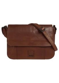 SPIKES & SPARROW Umh&auml;ngetasche SPIKES & SPARROW, Damen, Gr. B/H/T: 25cm x 20cm x 6cm onesize, braun (cognac), Leder, vintage, Taschen Umh&auml;ngetasche, echt Leder