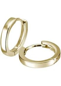 Paar Creolen Firetti "Schmuck Geschenk Silber 925 Ohrschmuck gl&auml;nzend", gold (gelbgoldfarben), Ohrringe, Damen, 15,5mm, Silber 925 (Sterlingsilber)